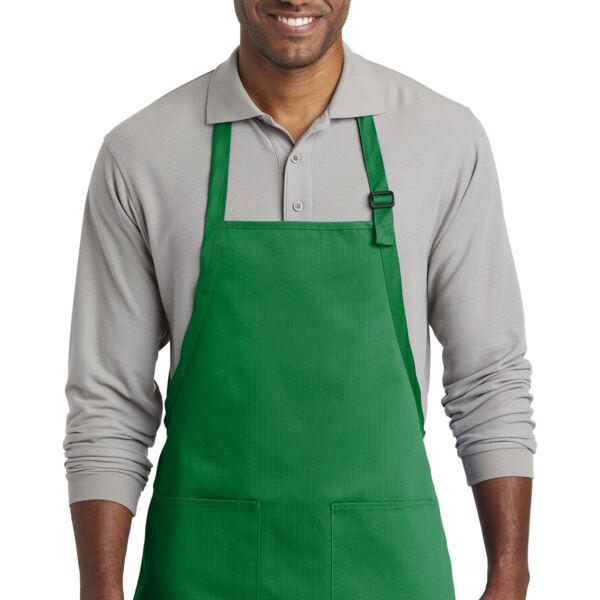 Medium Length Two Pocket Bib Apron Thumbnail