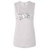 Ladies' Bella Flowy Scoop Muscle Tank Thumbnail