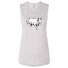 Ladies' Bella Flowy Scoop Muscle Tank Thumbnail
