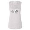 Ladies' Bella Flowy Scoop Muscle Tank Thumbnail