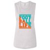 Ladies' Bella Flowy Scoop Muscle Tank Thumbnail