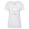Next Level The Ideal V T-Shirt Thumbnail